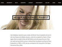 Tablet Screenshot of heinikarkkainen.com